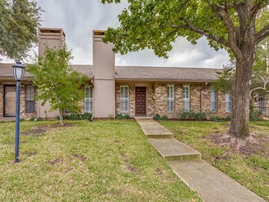 Expansive front yard and walkway