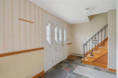 We enter the house through this lovely front door 