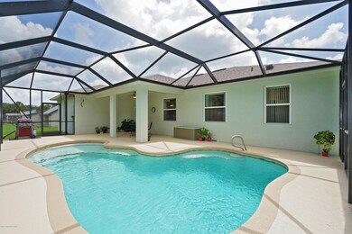 Pool with lanai