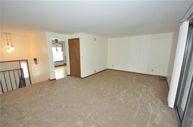 Open living room and dinning room into the kitchen