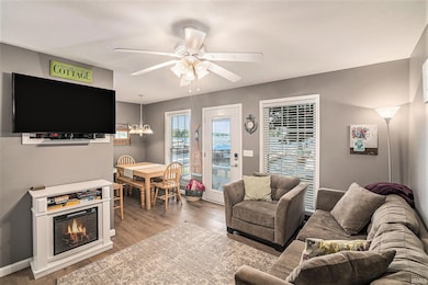 Enjoy the lakeside view even when you have to be inside.