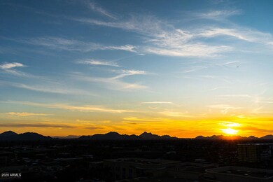 Sunset view from 8th floor Balcony