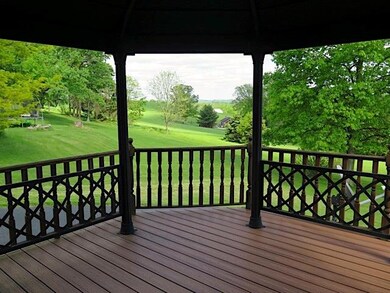 This is the gazebo and the view that awaits you.  