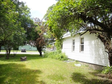 The south side of the home