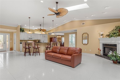 Open Floor Plan with Gas Fireplace