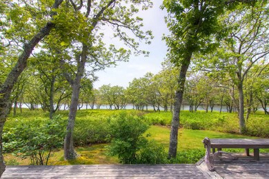 Water view of Thumb Cove