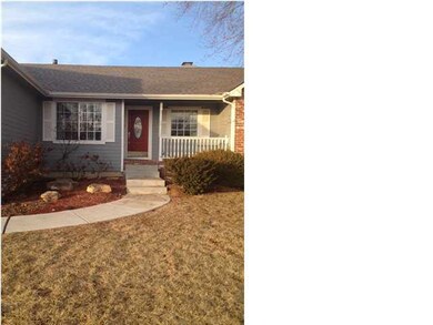 Covered front porch to welcome you home.