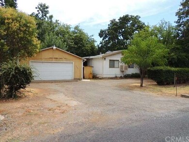 Front of the garage and home