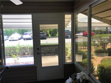 See how the aluminum awnings provide shade for the