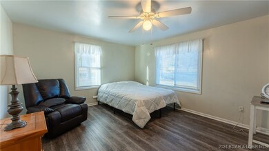 The bedrooms are ample size.