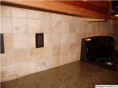Very nice tile backsplash.