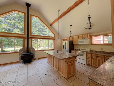 gas fireplace and wood stove
