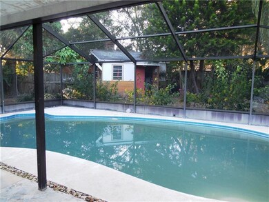Screened pool