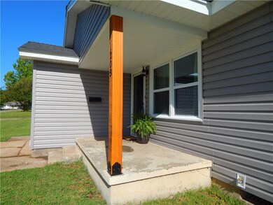 Covered front porch