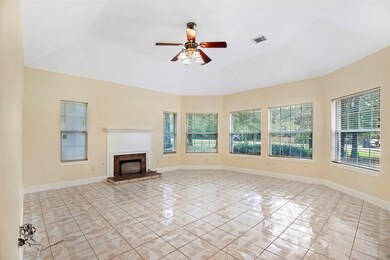 Large living room with tons of natural light!
