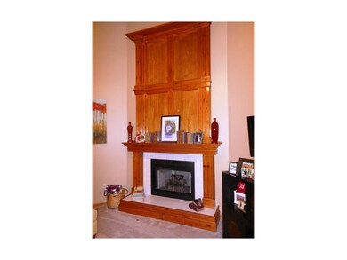 Gas Start fireplace is the focal point of the 2 st