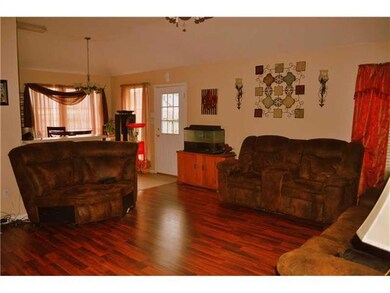 Living Room. look at those gleaming floors with ni