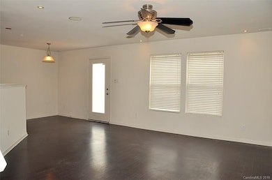 Open Living Room with Wood Floor & Wired For Surro