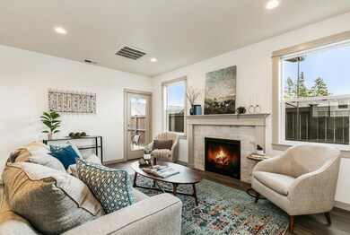 Harrison Living Room with Fireplace