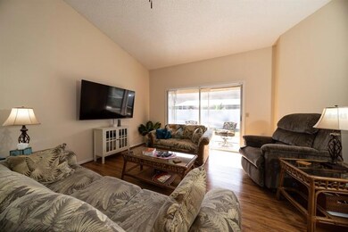 Sliding doors to the covered patio
