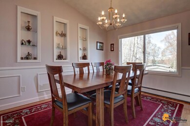 Dining room with lots of natural light