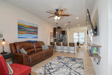 Open concept living room and kitchen