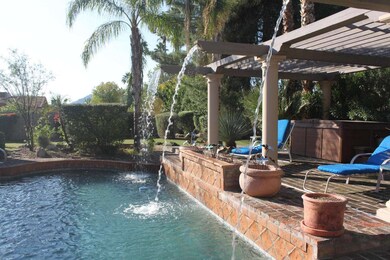 Water Feature into Pool