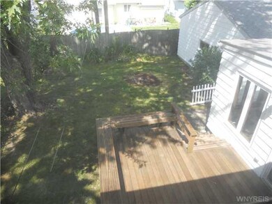 Backyard View of backyard from upstairs window