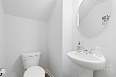 Powder room for guests.