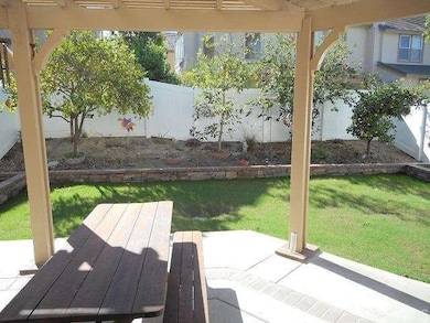 Private Rear Yard with Fruit Trees