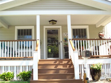 front porch with new maintenance free decking
