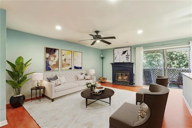 Living Room Virtual Staging