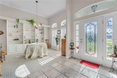 Entry way leads to formal dining room