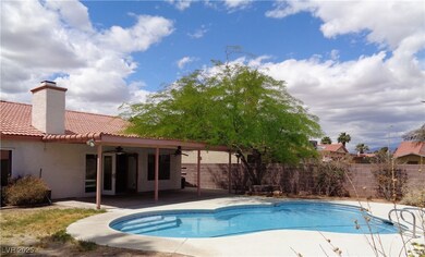 View of pool featuring a fenced backyard, a fenced