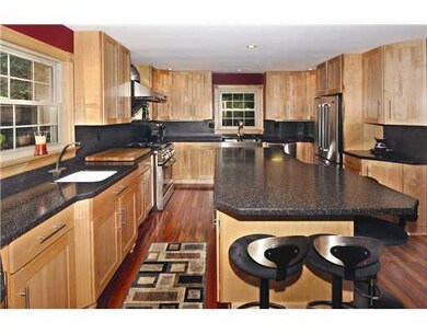 Kitchen. Under cabinet lighting sets the stage in 