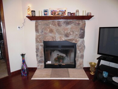 fireplace detail