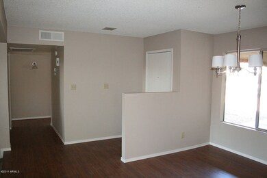 Laminate wood at entry