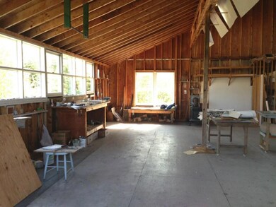 Interior of upper studio which...