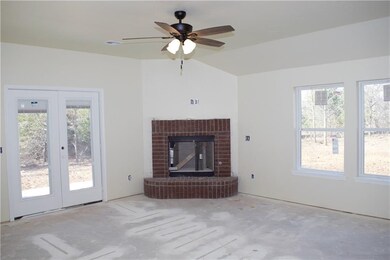 Living with Lots of Natural Light and Fireplace
