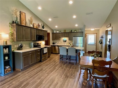 Beautiful kitchen area with nice center island and