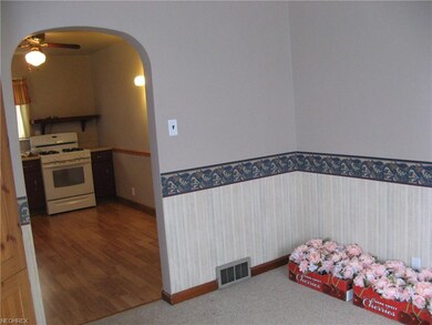 Dining Room with View of Kitchen