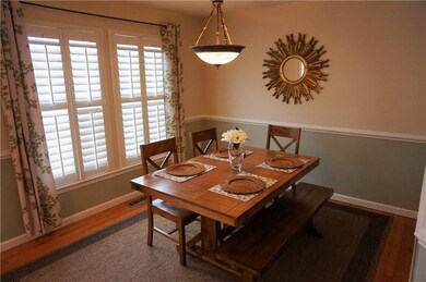 Dining Room Comes With Custom Blinds, Hard Wood Fl