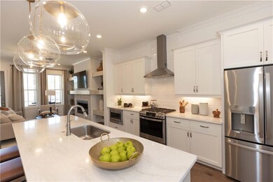 The Cochran kitchen has tons of cabinet and counte