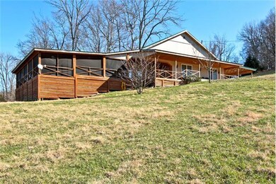 Covered front porch and 12x 42 screened deck.