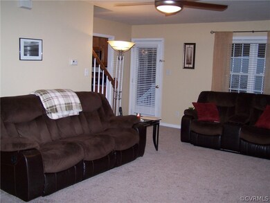 Family room looking at deck access