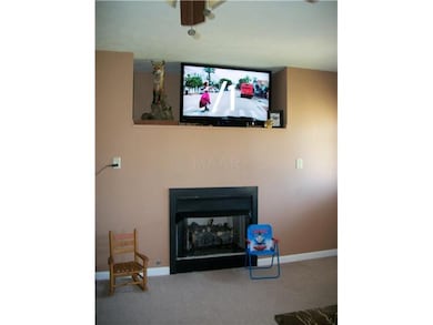 Fireplace in living room