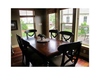 Dining Area. pond view & deck access