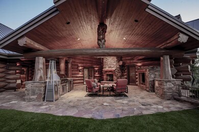 Twilight Covered Patio