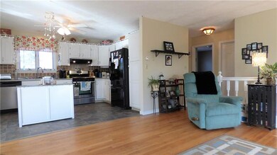 Kitchen open to the Living Room