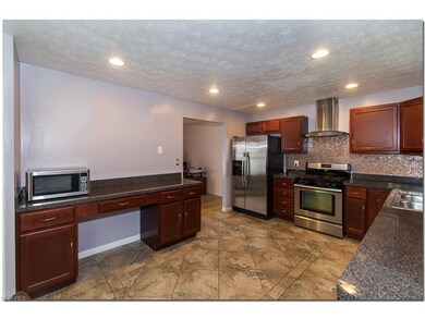 Tons of counter space, tile backsplash